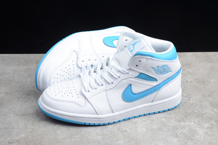 air  jordan 1 mid unc (w)  bq6472-114