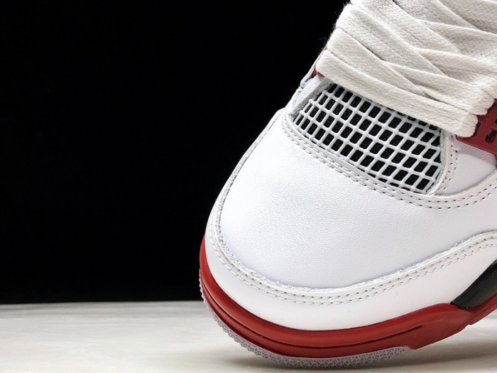 air jordan 4 fire red/white/black men 308497-160