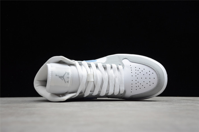 jordan 1 mid wolf grey aluminum (w) - bq6472-105