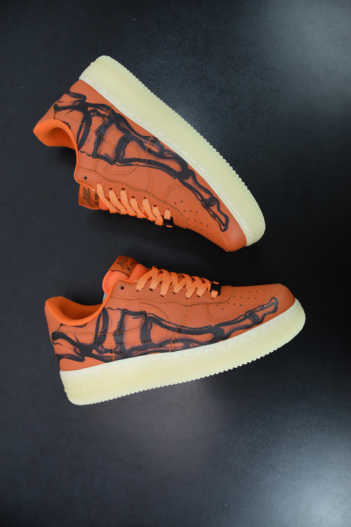 air force 1 low ''orange skeleton'' - nike - cu8067 800