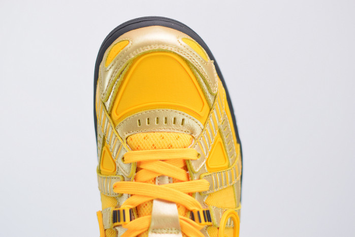 ofw nike air rubber dunk “university gold” cu6015-700