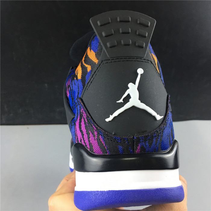 air jordan 4 gs tiger camo rush violet bq9043-005