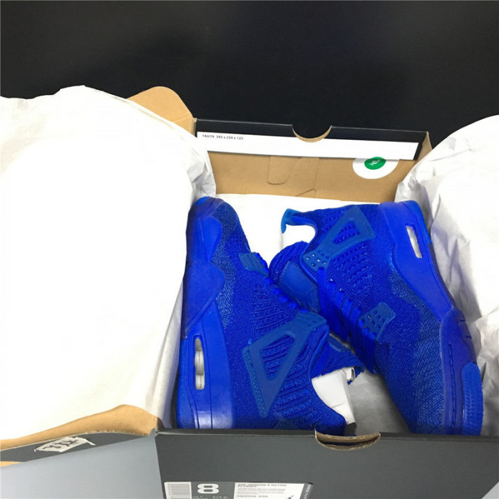 air jordan 4 flyknit “hyper royal” aq3559-400