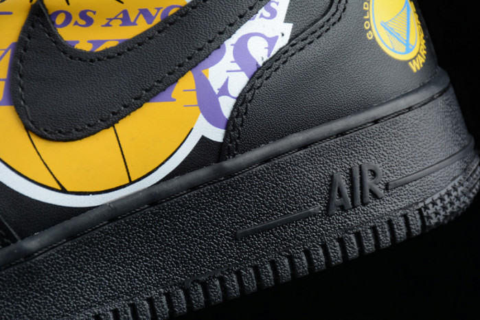 air force 1 mid nba black  aq8017-001