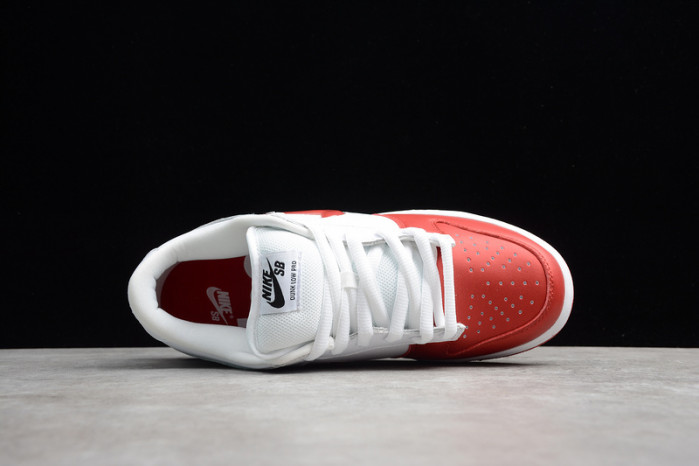x nike sb dunk low varsity red-white ck3480-600