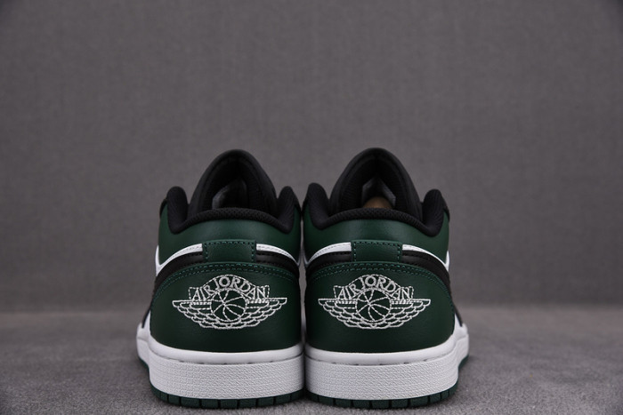 jordan 1 low green toe - 553558-371