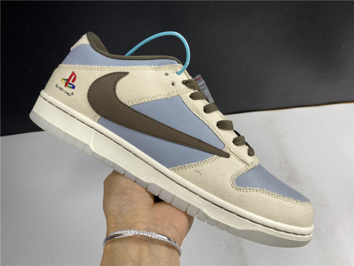travis scott x playstation x nk sb dunk low cu1726-800