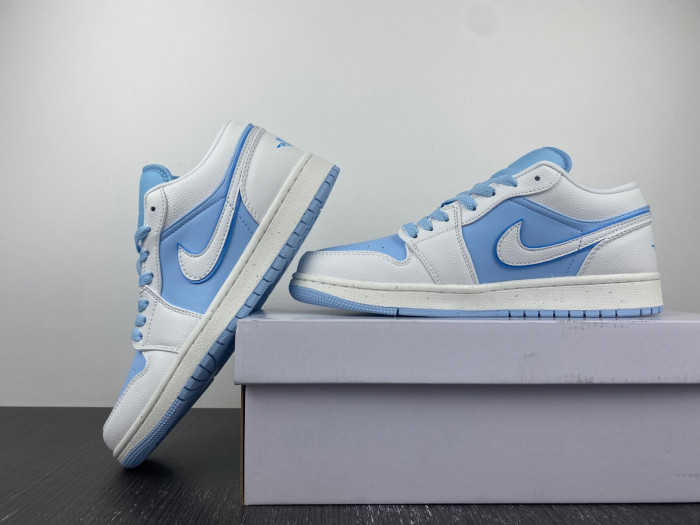 jordan 1 low se reverse ice blue - dv1299-104