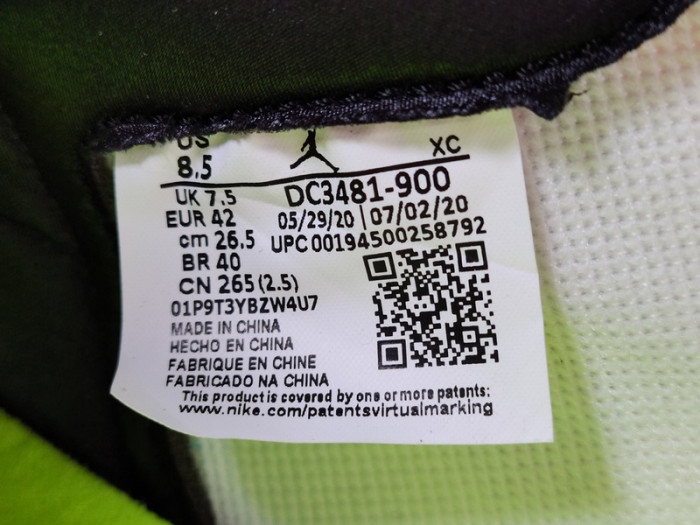 j balvin x air jordan 1 high og dc3481-900