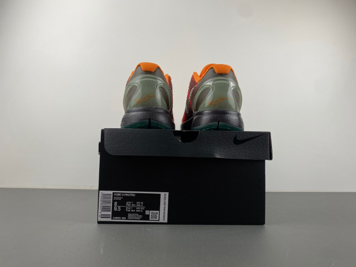 nike kobe 6 asg orange county sunset | 448693-800