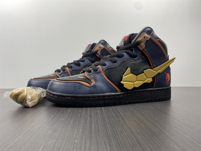 nike gundam x dunk high sb 