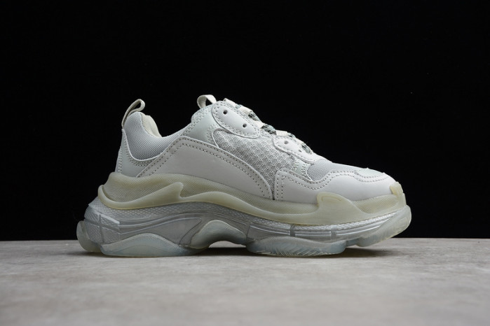 blcg triple s clear sole grey-white  544351 w09o1 1705