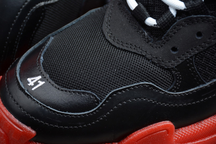 blcg sneaker triple.s.gomma rouge blanc noir