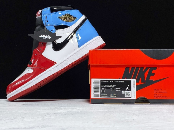 air jordan 1 unc to chicago fearless ck5666-100