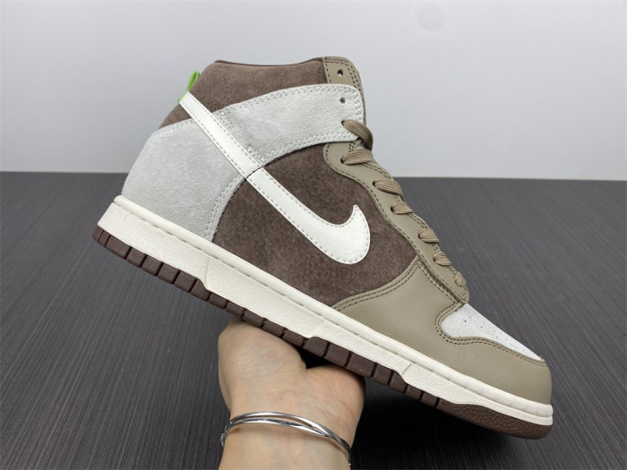 nike dunk high light chocolate - dh5348-100