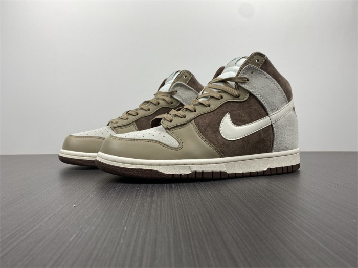 nike dunk high light chocolate - dh5348-100