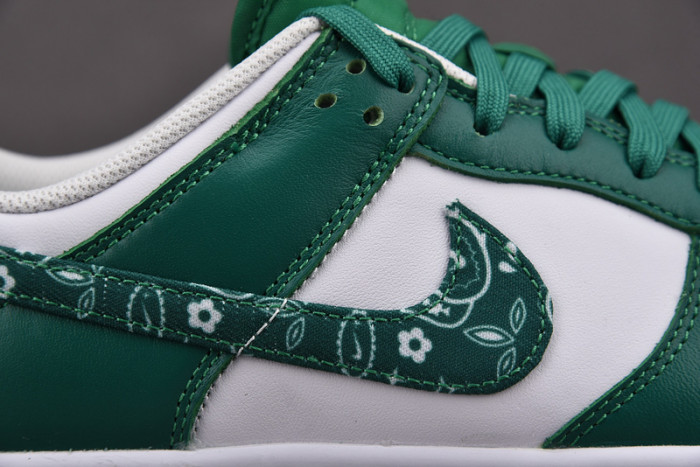 nike dunk low essential paisley pack green - dh4401-102