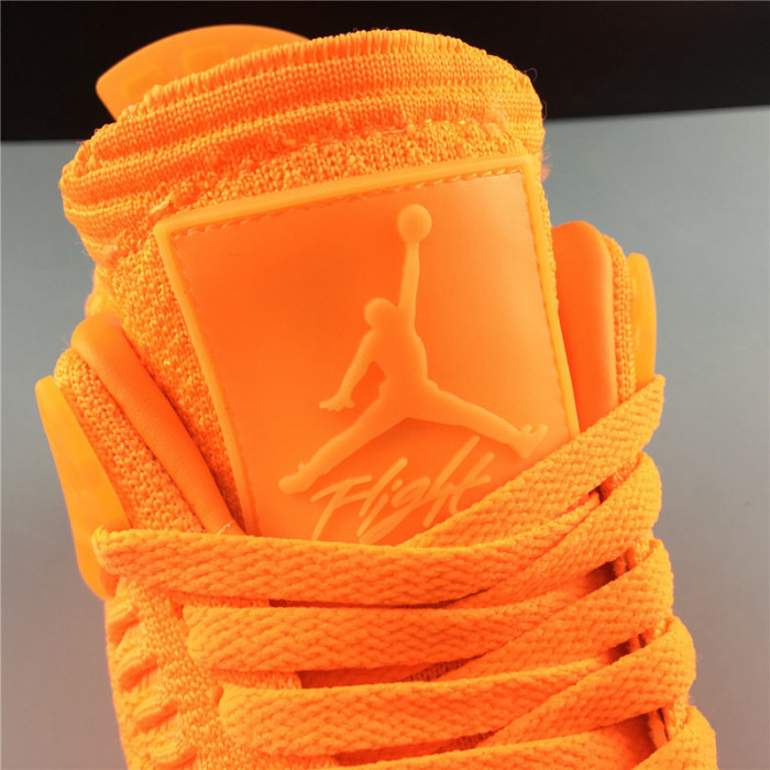 air jordan 4 flyknit “total orange” aq3559-800