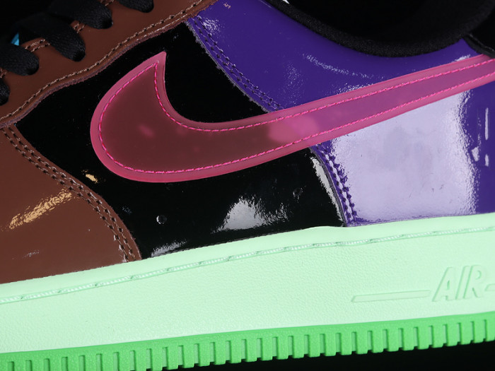 nike x undefeated air force 1 low "pink prime" sneakers dv5255-200