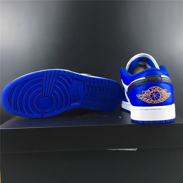 air jordan 1 low hyper royal orange peel 553558-401