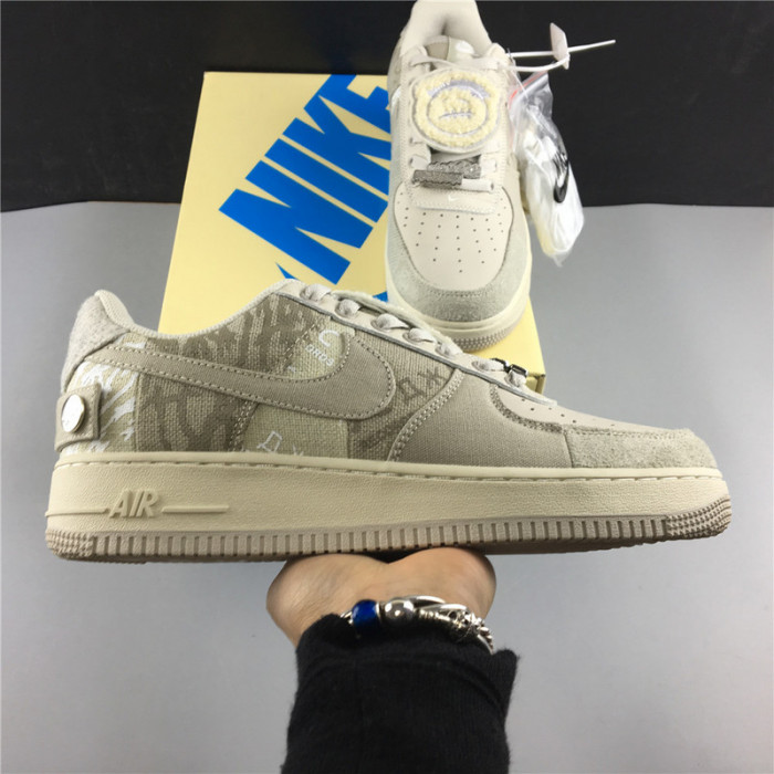 nike air force 1 x travis scott  white grey  cn2405-902