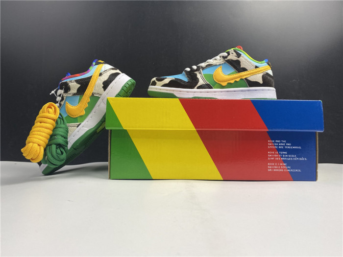 kids nike sb dunk low ben & jerry