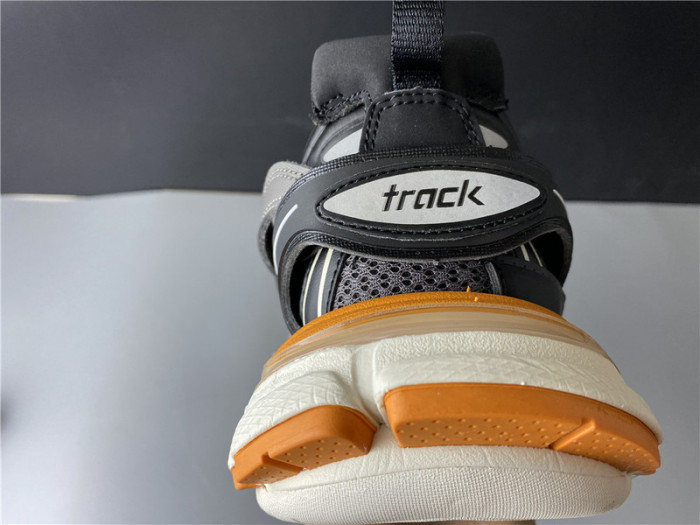 blcg sneaker tess.s.gomma black white orange 542436 w1gb7 2019