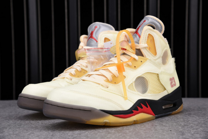air jordan 5 retro ofw sail dh8565-100