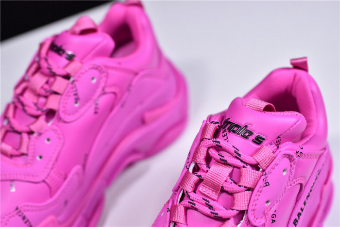 blcg sneaker triple.s.gomma rose  red 524039 w2fa1 7634