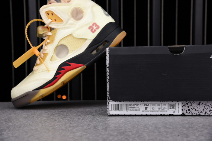 air jordan 5 retro ofw sail dh8565-100