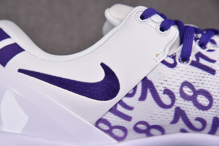 nike kobe 8 protro "white/court purple" fq3549-100