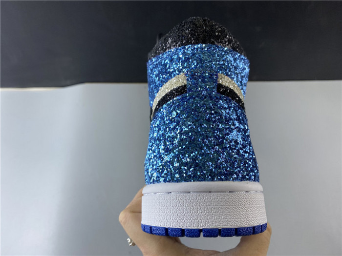 fragment design x air jordan 1 “glitter”  ck5566-400