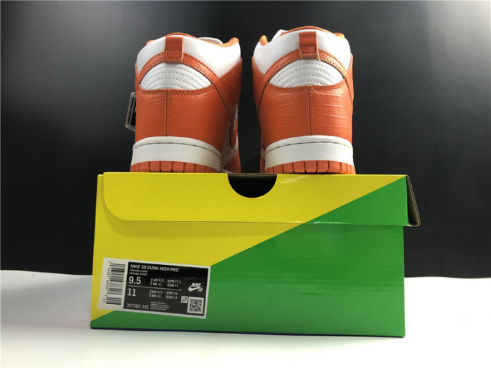 nike sb dunk high orange  307385-181