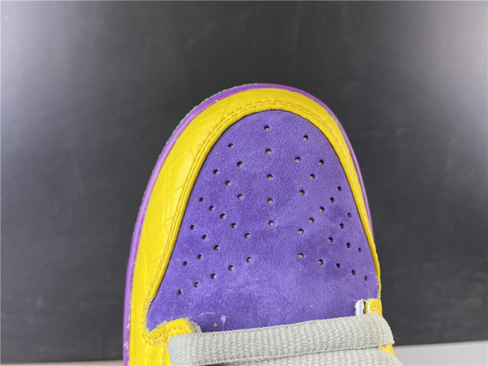 nike duck low pro purple yellow 318403-137