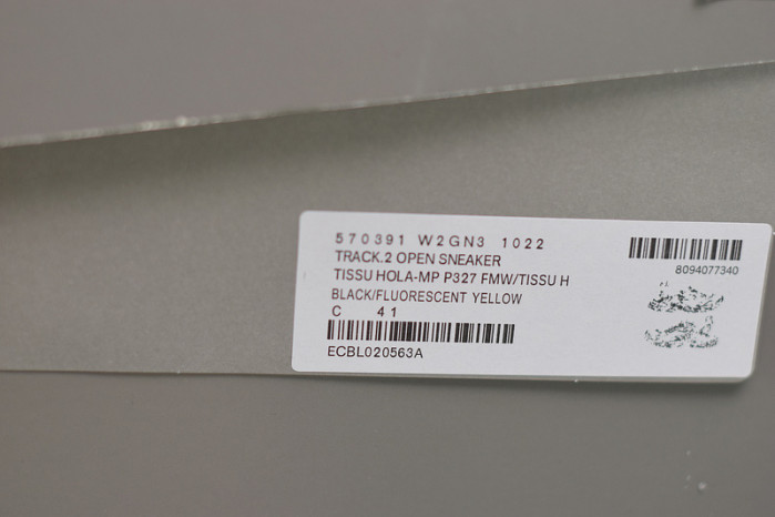 blcg track.2 black fluorescent and yellow 570391 w2gn3 1022