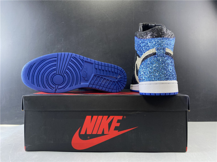 fragment design x air jordan 1 “glitter”  ck5566-400