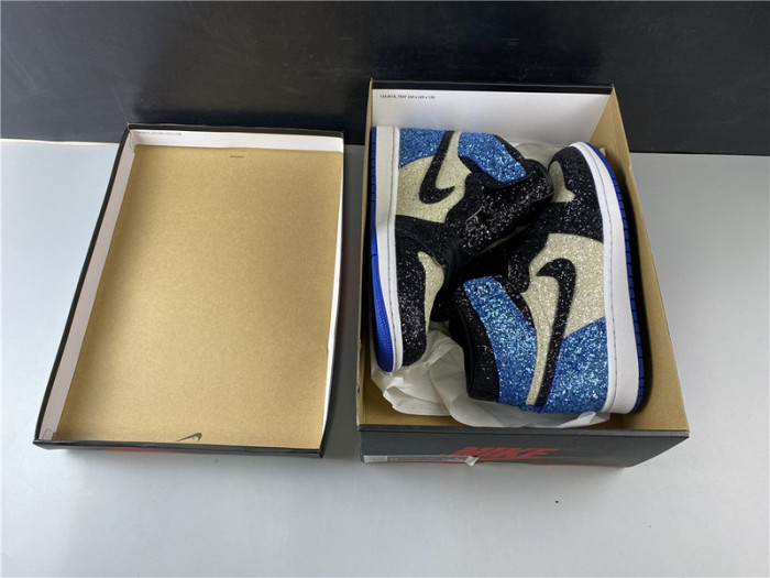 fragment design x air jordan 1 “glitter”  ck5566-400