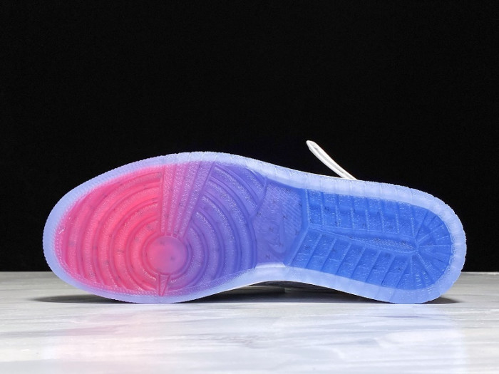 air jordan 1 retro high zoom white racer blue  ck6637-104