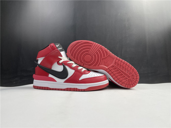 nike dunk high ambush red  cu7544-102