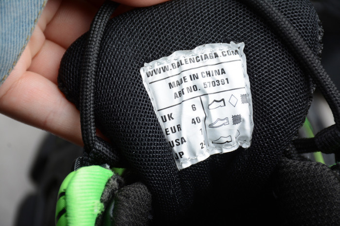 blcg  sneaker tess.s.gomma black green 570391 w2gn1 1012