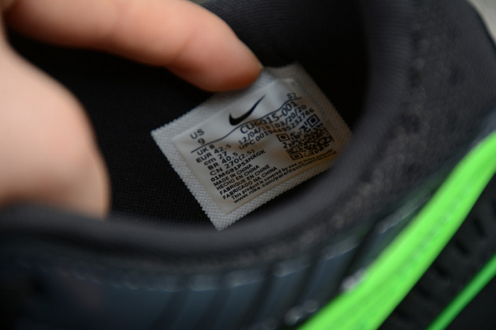 ofw nike air rubber dunk “”green strike“ cu6015-001