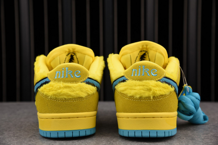grateful dead x nike sb dunk low yellow bear cj5378-700