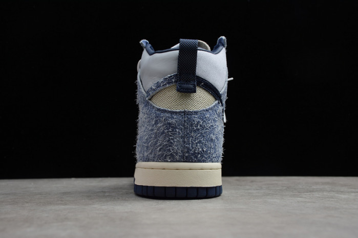 nike dunk high ab notre midnight navy  cw3092-400