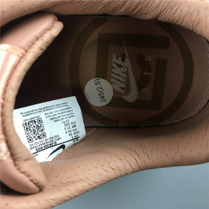 air force 1 low clot rose gold silk  cj5290-600