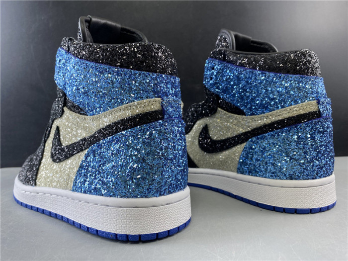 fragment design x air jordan 1 “glitter”  ck5566-400