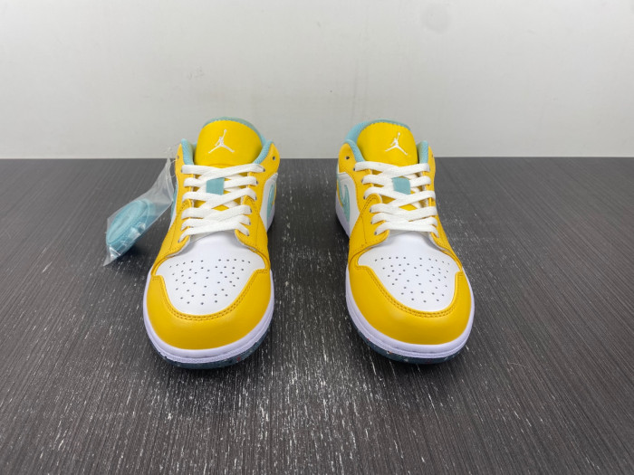 air jordan 1 low yellow white grind dx4375-800
