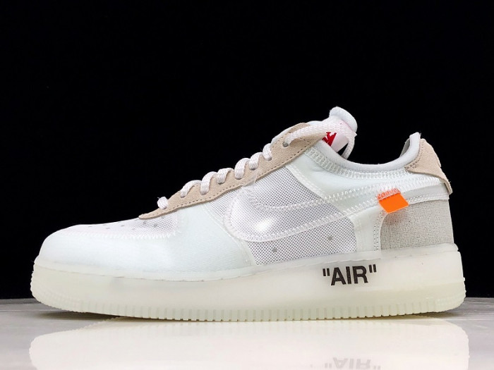 nike air force 1 low off white mens ao4606-100