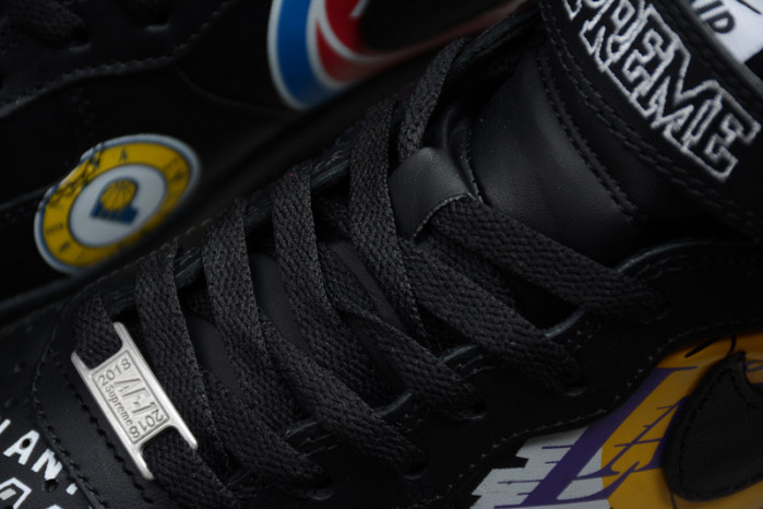 air force 1 mid nba black  aq8017-001