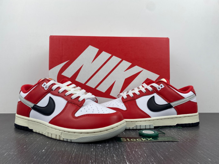 nike dunk low chicago split - dz2536-600
