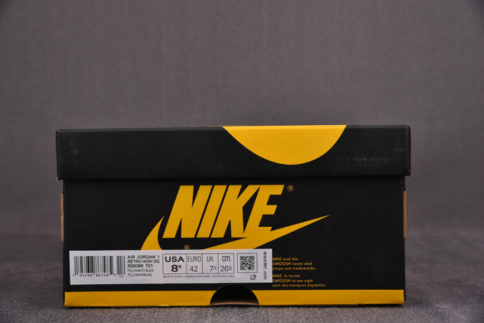 air jordan 1 high pollen 555088-701 （with updated box）